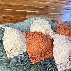 Pack of five Momanda Nursing bras